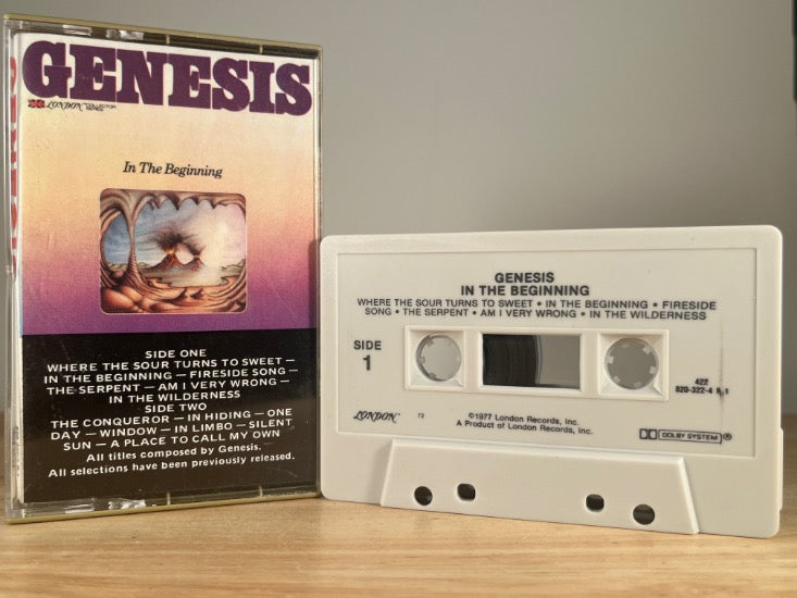 GENESIS - in the beginning - CASSETTE TAPE