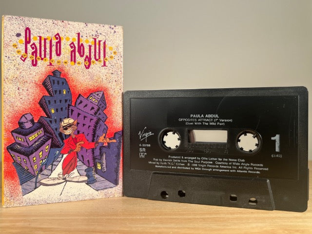 PAULA ABDUL - opposites attract [cassingle] - CASSETTE TAPE