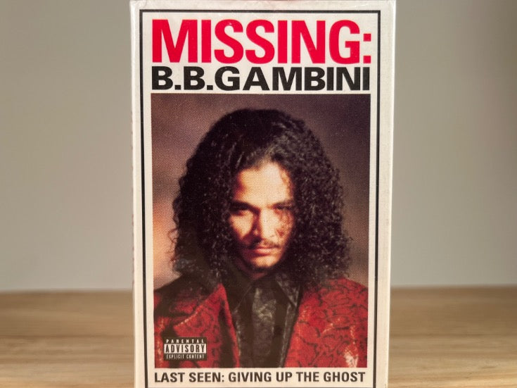 MISSING: B.B. GAMBINI - last seen: giving up the ghost [cassingle] BRAND NEW CASSETTE TAPE