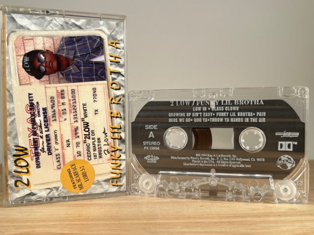 2 LOW - funky lil brotha - CASSETTE TAPE