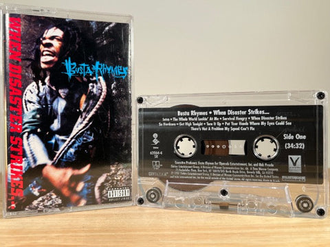 BUSTA RHYMES - when disaster strikes - CASSETTE TAPE