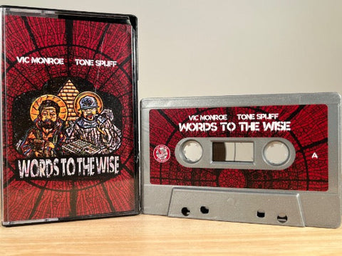 VIC MONROE / TONE SPLIFF - words to the wise - CASSETTE TAPE