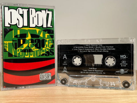 LOST BOYZ - love, peace and happiness - CASSETTE TAPE