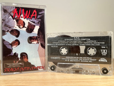 N.W.A - straight outta Compton - CASSETTE TAPE