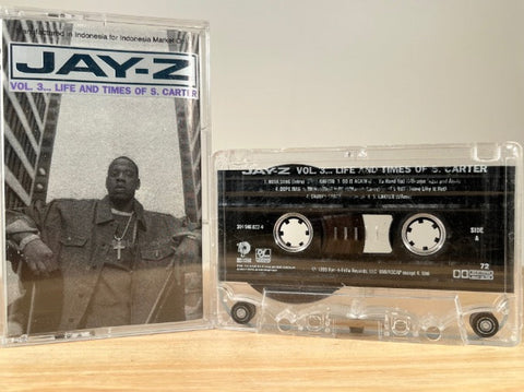 JAY-Z - Vol.3…life and times of S. Carter - CASSETTE TAPE [made in Indonesia]