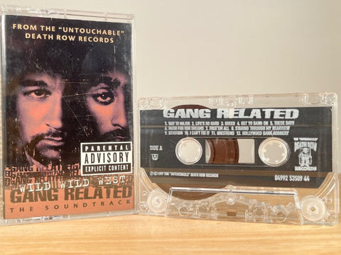 GANG RELATED - soundtrack - CASSETTE TAPE