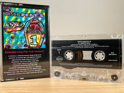 DISCO HITS VI - #1 disco hits - CASSETTE TAPE