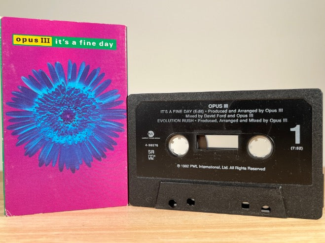 OPUS III - it’s a fine day [cassingle] - CASSETTE TAPE