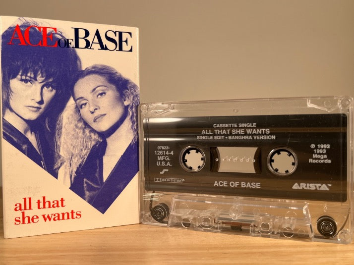 ACE OF BASE - all that she wants [cassingle] - CASSETTE TAPE