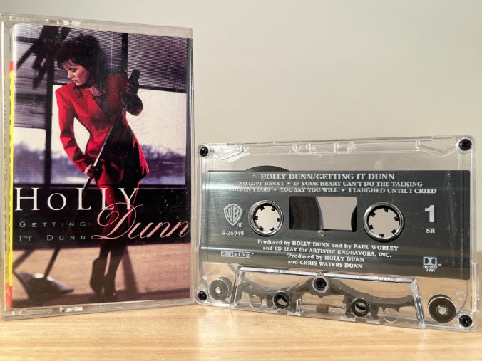 HOLLY DUNN - getting it Dunn - CASSETTE TAPE