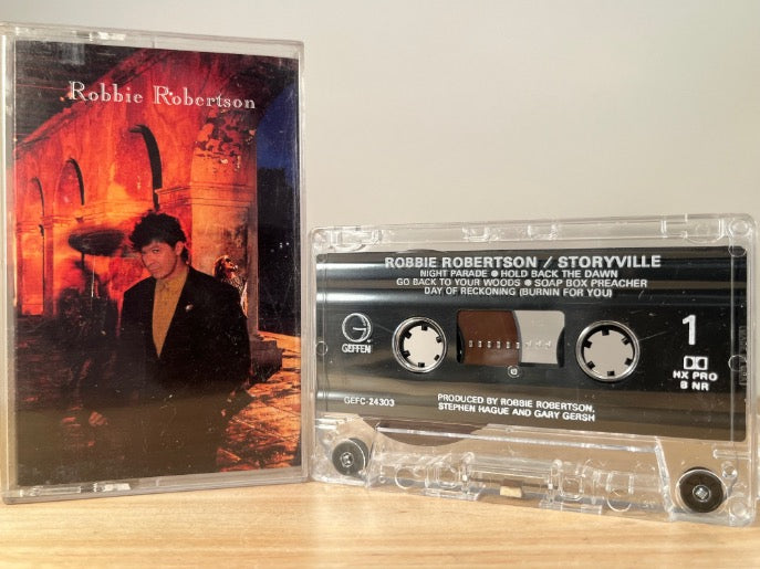 ROBBIE ROBERTSON - storyville - CASSETTE TAPE