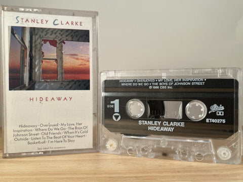 STANLEY CLARKE - hideaway - CASSETTE TAPE