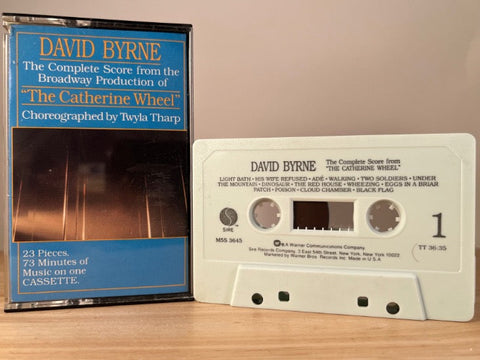 DAVID BYRNE - the complete score from the Catherine wheel - CASSETTE TAPE [saw mark]