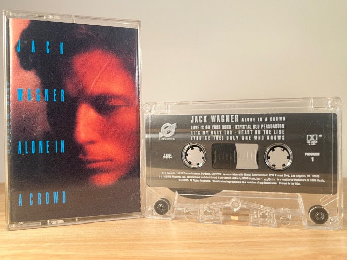 JACK WAGNER - alone in a crowd - CASSETTE TAPE