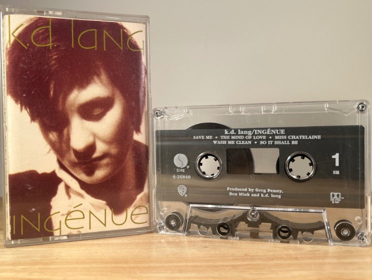 K.D. LANG - ingenue - CASSETTE TAPE