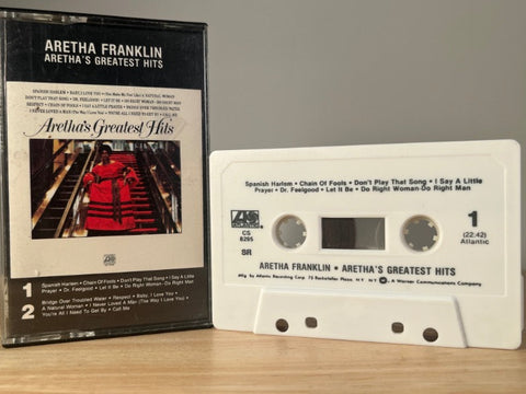 ARETHA FRANKLIN - greatest hits - CASSETTE TAPE