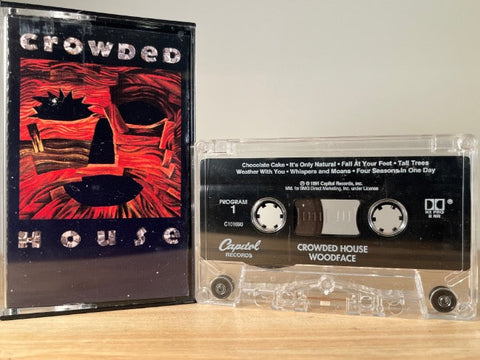 CROWDED HOUSE - s/t - CASSETTE TAPE-2