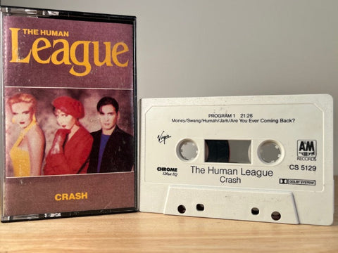 THE HUMAN LEAGUE - crash - CASSETTE TAPE-2