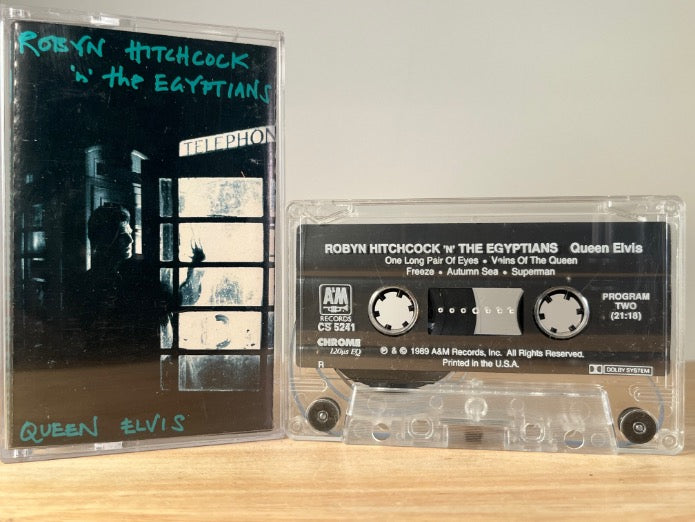 ROBYN HITCHCOCK N THE EGYPTIANS - queen Elvis - CASSETTE TAPE