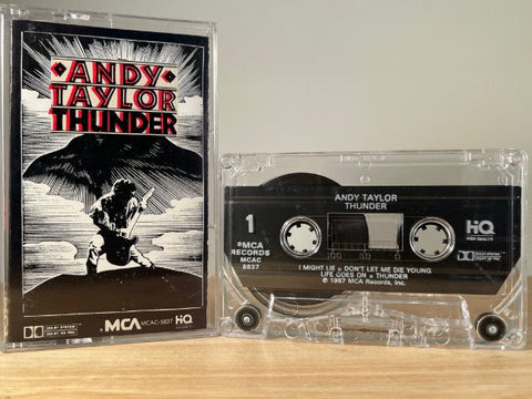 ANDY TAYLOR - thunder - CASSETTE TAPE