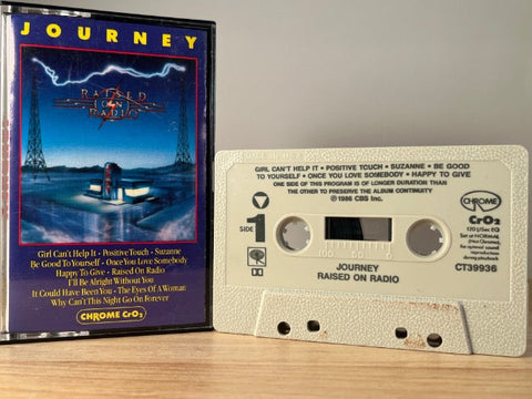 JOURNEY - raised on radio - CASSETTE TAPE