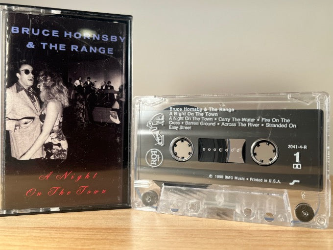 BRUCE HORNSBY & THE RANGE - a night on the town - CASSETTE TAPE