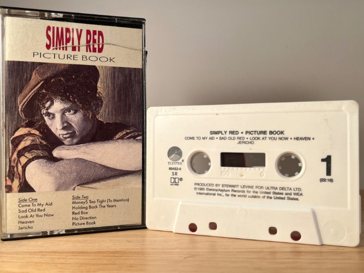 SIMPLY RED - picture book - CASSETTE TAPE