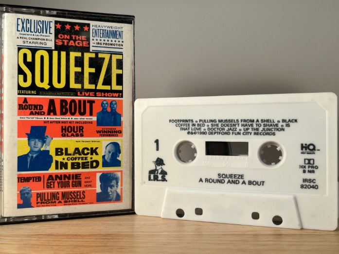 SQUEEZE - a round and a bout - CASSETTE TAPE