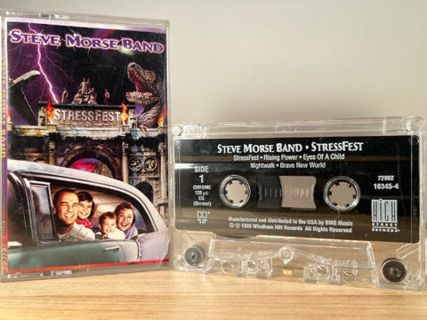 STEVE MORSE BAND - stressfest - CASSETTE TAPE