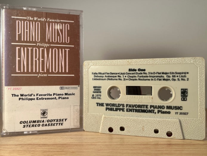 THE WORLDS FAVORITE PIANO MUSIC - CASSETTE TAPE