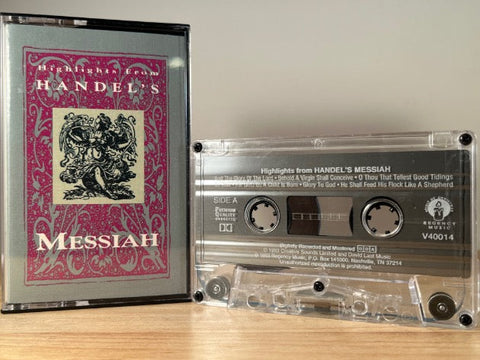 HANDELS MESSIAH - CASSETTE TAPE