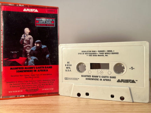 MANFRED MANNS EARTH BAND - somewhere in Afrika - CASSETTE TAPE