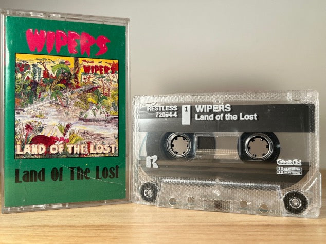 WIPERS - land of the lost - CASSETTE TAPE