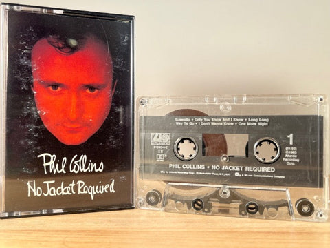 PHIL COLLINS - no jacket required - CASSETTE TAPE