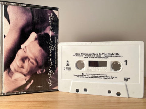 STEVE WINWOOD - back in the high life - CASSETTE TAPE