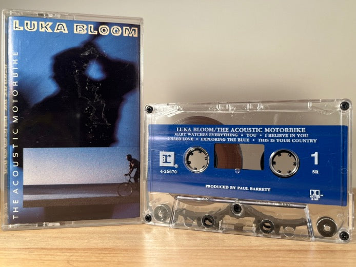 LUKA BLOOM - the acoustic motorbike - CASSETTE TAPE