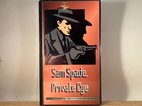 SAM SPADE, PRIVATE EYE - 6x cassette tapes BOX SET