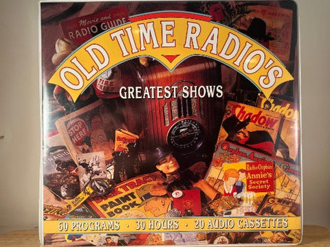 OLD TIME RADIOS GREATEST SHOWS 20x cassette BOX SET - CASSETTE TAPE