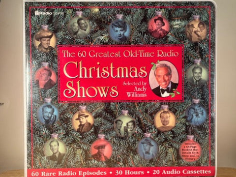 60 GREATEST OLD-TIME RADIO CHRISTMAS SHOWS 20x cassette BOX SET CASSETTE TAPE