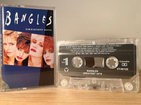 BANGLES - greatest hits - CASSETTE TAPE