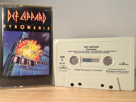 DEF LEPPARD - pyromania - CASSETTE TAPE