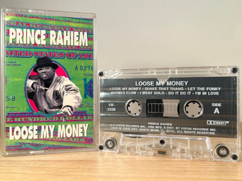 PRINCE RAHIEM - loose my money - CASSETTE TAPE