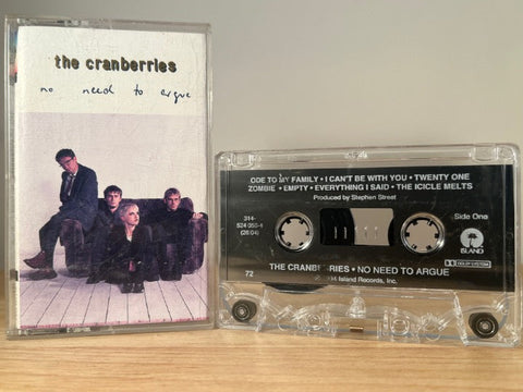 THE CRANBERRIES - no need to argue - CASSETTE TAPE