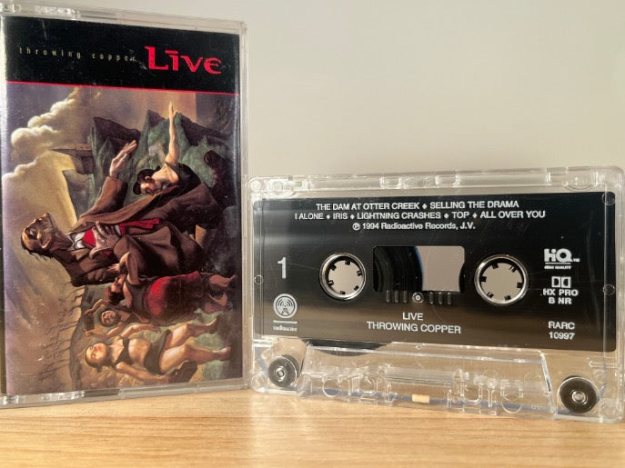 LIVE - throwing copper - CASSETTE TAPE