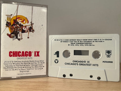 CHICAGO IX - greatest hits - CASSETTE TAPE