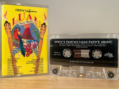 DREWS FAMOUS LUAU PARTY MUSIC - CASSETTE TAPE