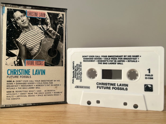 CHRISTINE LAVIN - future fossils - CASSETTE TAPE