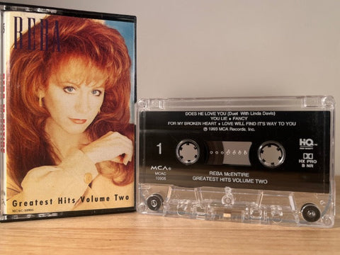 REBA McENTIRE - greatest hits Vol.2 - CASSETTE TAPE