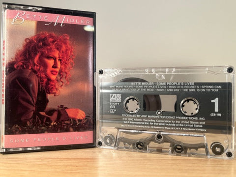 BETTE MIDLER - some peoples lives - CASSETTE TAPE