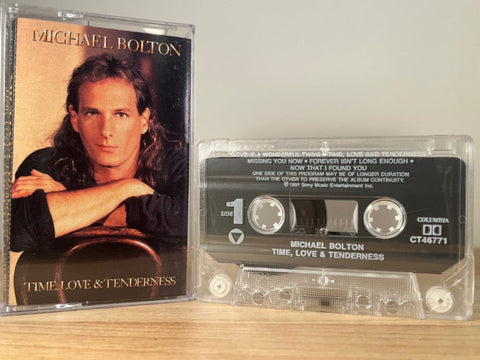 MICHAEL BOLTON - time love & tenderness - CASSETTE TAPE